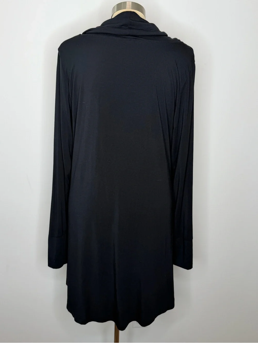 Cuddl Duds Softwear With Stretch Black Tunic
